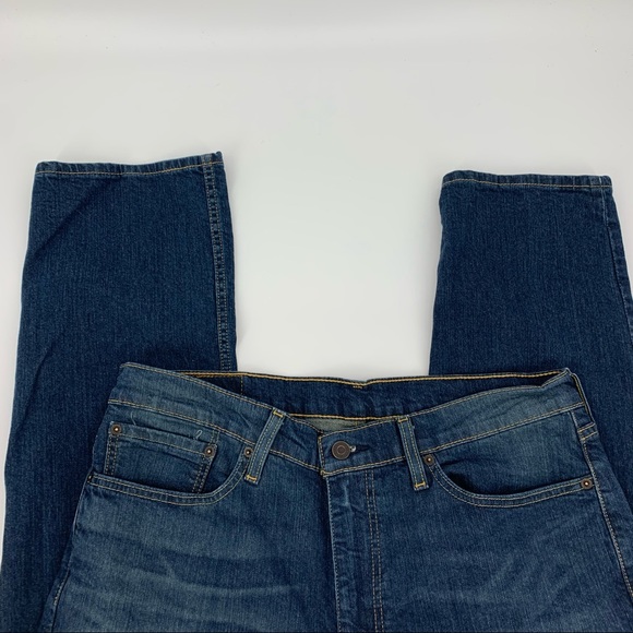 Levi’s 514 Straight Fit Denim Jeans Size 36/32 - Picture 4 of 14
